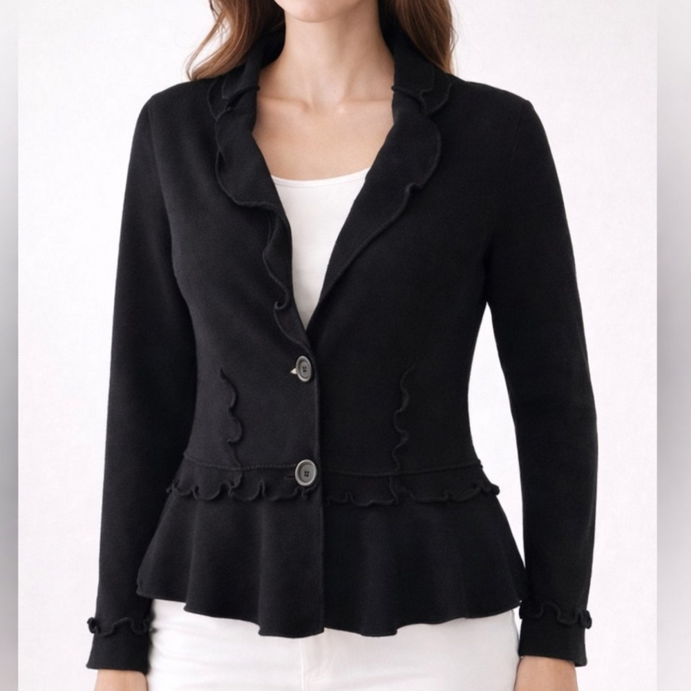 Nine West women’s cardigan blazer jacket sz PM. Will fit a small and Medium.